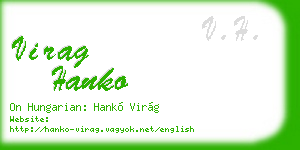 virag hanko business card